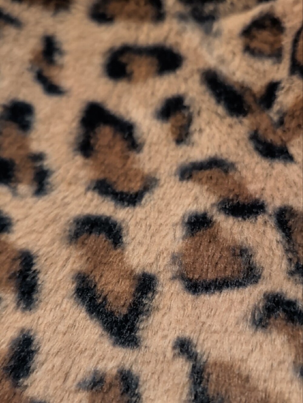 SHEIN Curve Faux Fur Leopard Print Jacket Brown Beige Black Open Front 4XL - Picture 4 of 6